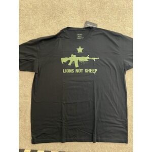 Lions Not‎ Sheep AR-15 Limited Edition t-shirt. NEW xxxl 3XL